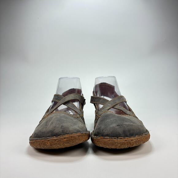 Josef Seibel Rosalie 13 Dark Blue Leather Hook & Loop Women’s Size US 9.5 EU 40 - Picture 2 of 10